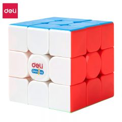 得力（deli） 74502  55mm3阶魔方竞速比赛专用三阶魔方顺滑儿童男孩女孩解压益智趣味DIY玩具