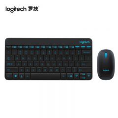 罗技（Logitech）MK245 Nano 键鼠套装 无线键鼠套装 办公键鼠套装 紧凑型 可调支架 带无线2.4G接收器 黑