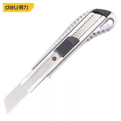 得力（deli） DL4255 美工刀壁纸刀裁纸刀地毯刀快递开箱刀金属刀片大号