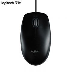 罗技（Logitech）  M100r 有线鼠标 大手鼠标 商务办公鼠标 家用对称鼠标黑色