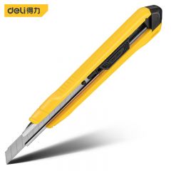 得力（deli） 自锁小号美工刀 美工刀 DL009B