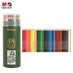 晨光（M&G） AWP36808彩色铅笔48色/筒学生美术绘画填色绿筒装