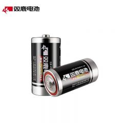 双鹿 R14P黑骑士2号2粒碳性干电池无汞环保经济实惠适用于手电筒 录音机 收音机 遥控器