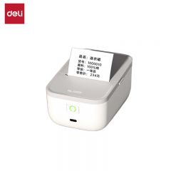 得力（deli）纽赛Q5白智能蓝牙热敏标签打印机 家用收纳开学姓名贴50mm手持便携商用服装吊牌零售食品标价机