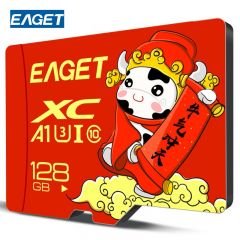 忆捷（EAGET） TF红牛卡-128G 手机存储卡监控摄像内存卡TF卡高速行车记录仪sd卡c10高速卡