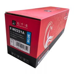 九千谷 W2221A易加粉标容硒鼓 适用惠普HP M554dn M555dn/x M578d/z/f打印机 硒鼓蓝色带芯片 【1200页】