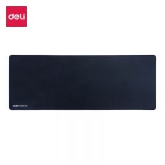 得力（deli） 2226 办公游戏大型鼠标垫桌垫键盘垫鼠标垫(黑色)(块)四面锁边不易脱线800*300mm