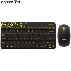 罗技（Logitech） MK240 Nano无线键鼠套装办公紧凑型超长续航带2.4G接收器黑