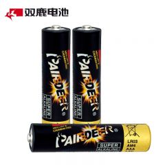 双鹿 LR03电池7号4粒7号碱性适用于体温计 遥控器 鼠标键盘 电子秤 血氧仪 耳温枪等