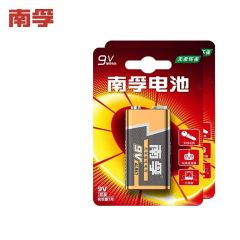 南孚（NANFU） 9V九伏碱性电池6F22万用表方块电池6LR61 适用于无线话筒玩具遥控器无线门铃烟雾报警 2粒装