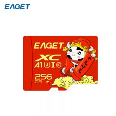 忆捷（EAGET） TF红牛卡-256G手机存储卡监控摄像内存卡TF卡高速行车记录仪sd卡c10高速卡