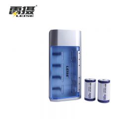 雷摄（LEISE） 902多功能充电器套装（配2节1号5000毫安充电电池+四槽充电器）适用于：燃气灶/热水器