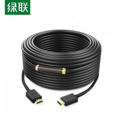绿联（UGREEN） HDMI线数字高清线 HDMI工程线 3D视频线 笔记本电脑机顶盒连接电视显示器投影仪数据连接线 30米 10114