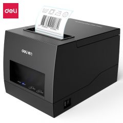 得力（deli）DL-886BW热敏打印机 快递电子面单不干胶打印机收银外卖小票条码 80MM标签票据两用打印机 手机版