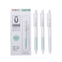 晨光（M&G）AGPH2601 中性笔按动水笔学生水性笔签字笔办公会议用笔 黑色 10支/盒