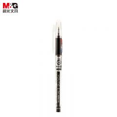 晨光(M&G） AKP61115热可擦子弹头中性笔签字笔拔盖学生水笔0.5mm 黑色