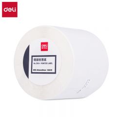 得力（deli） 11914铜版标签纸80*50mm-1000枚(白)(1卷/筒)（卷）