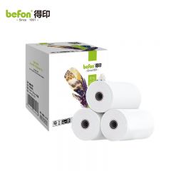 得印（befon） 57*30mm热敏收银纸刷卡机超市收银机小票纸4卷口袋打印机喵喵机/咕咕机热敏纸