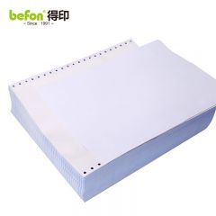 得印（befon） 四联二等分打印纸彩色针式电脑打印纸241-4-1/2( 80列撕边600页/1箱)
