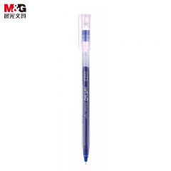 晨光（M&G） AGPB6901中性笔0.5mm蓝色巨能写大容量签字笔一体化笔杆笔芯水笔