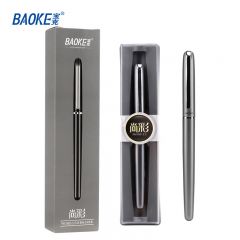 宝克（BAOKE） 太空灰 PM180 0.5mm 黑色水笔 单支 独立笔盒包装