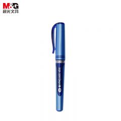 晨光（M&G） AGP13604大容量商务笔1.0mm蓝色签字笔加粗碳素中性笔芯加粗顺滑练字笔
