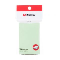 晨光(M&G) 文具多彩便利贴粘性便签纸留言贴 76*51mm记事贴优事贴便签本子单本装颜色随机YS-09