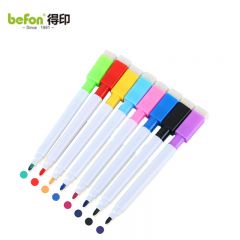 得印（befon） 8色彩色白板笔儿童绘画涂鸦记号笔便捷易擦水性笔办公教学会议笔学生文具8支装0523