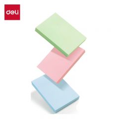 得力（deli） 记事贴 7736 76*51mm (100张/盒) 多色不易渗墨