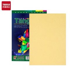 天章（TANGO） 凹凸皮纹纸浅黄色A4 210克100张包装压纹纸 云彩纸封皮纸 彩色卡纸 标书封面硬厚手工卡纸