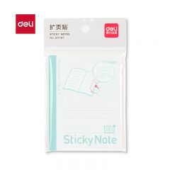 得力 便利贴横线40张 扩张贴75mm*100mmBT187