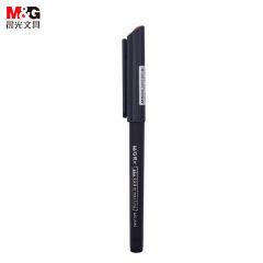 晨光(M&G)  MG2180中性笔黑纤维头会议笔勾线笔办公会议记录记号签字笔