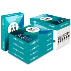 得力（deli）Z7502 木尚复印纸 A4-70g 500张/包 （整箱2500张）