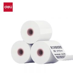 得力（deli） 莱茵河热敏收银纸 80*80型40卷 餐饮外卖收银机打印纸 酒店超市收银小票纸 60米/卷足米足量3203