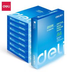 得力（deli） 77402莱茵河复印纸 A4 70g 500张*8包一箱加厚款学生办公用纸