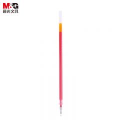 晨光（M&G） MG6159中性笔芯葫芦头替芯针管笔签字笔替芯教师专用批改经济型水笔芯 0.5mm 红色