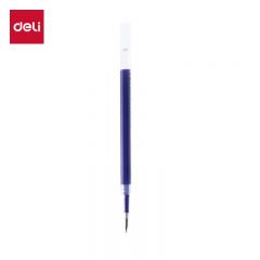 得力（deli）文具按动中性笔替芯 办公签字笔水笔替芯 蓝色 0.5mm子弹头替芯/支