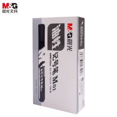 晨光（M&G） APMY2204A 记号笔黑色马克笔油性笔防水物流笔大头笔