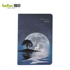 得印（befon） 夜光树中麋鹿彩页手帐本家庭理财笔记本懒人现金日记帐本办公财务明细账手帐本1046