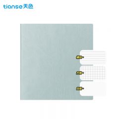 天色（TIANSE） 笔记本子高颜值方形记事本 224张大学生考研本子错题摘抄本学习记事本 TS-4169 松石绿