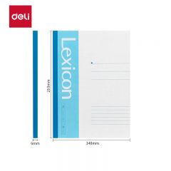 得力(deli)  A5/80张无线装订软抄本 记事本/工作笔记本子/ 日记本 文具办公用品 7654