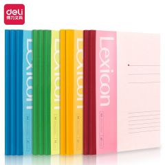 得力(deli) A4/60张无线装订软抄本记事本 工作笔记本子文具办公用品 7658