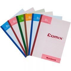 齐心（COMIX） 会议本多页多本装办公用品记录本甄选四色软抄本日记本记事本商务本子笔记本 C4518 B5/100张/6本