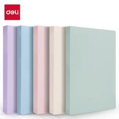 得力（deli） 72675 A4/80页莫兰迪色系资料册文件夹奖状收集册产检报告收纳册孕检收纳册乐谱夹颜色随机