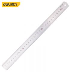 得力（deli） 钢直尺30CM DL8030