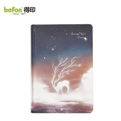 得印（befon） 夜光雾中麋鹿彩页手帐本笔记本子日程计划本日记本旅程记事送女友礼物文具记事本1044