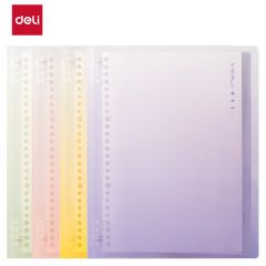 得力纽赛 B5/40张活页本可拆卸横线活页笔记本颜色随机NS320