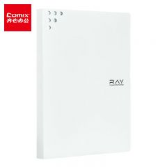 齐心（Comix） A6113资料册A4 40页彩色文件收纳册活页插袋文件夹办公学生用品