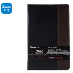 广博（GuangBo）25K120张拼皮记事本25K*120张黑.棕GBP0646