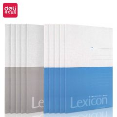 得力(deli) 1本32K32张无线装订软抄本记事本 工作笔记本子文具办公用品 7956